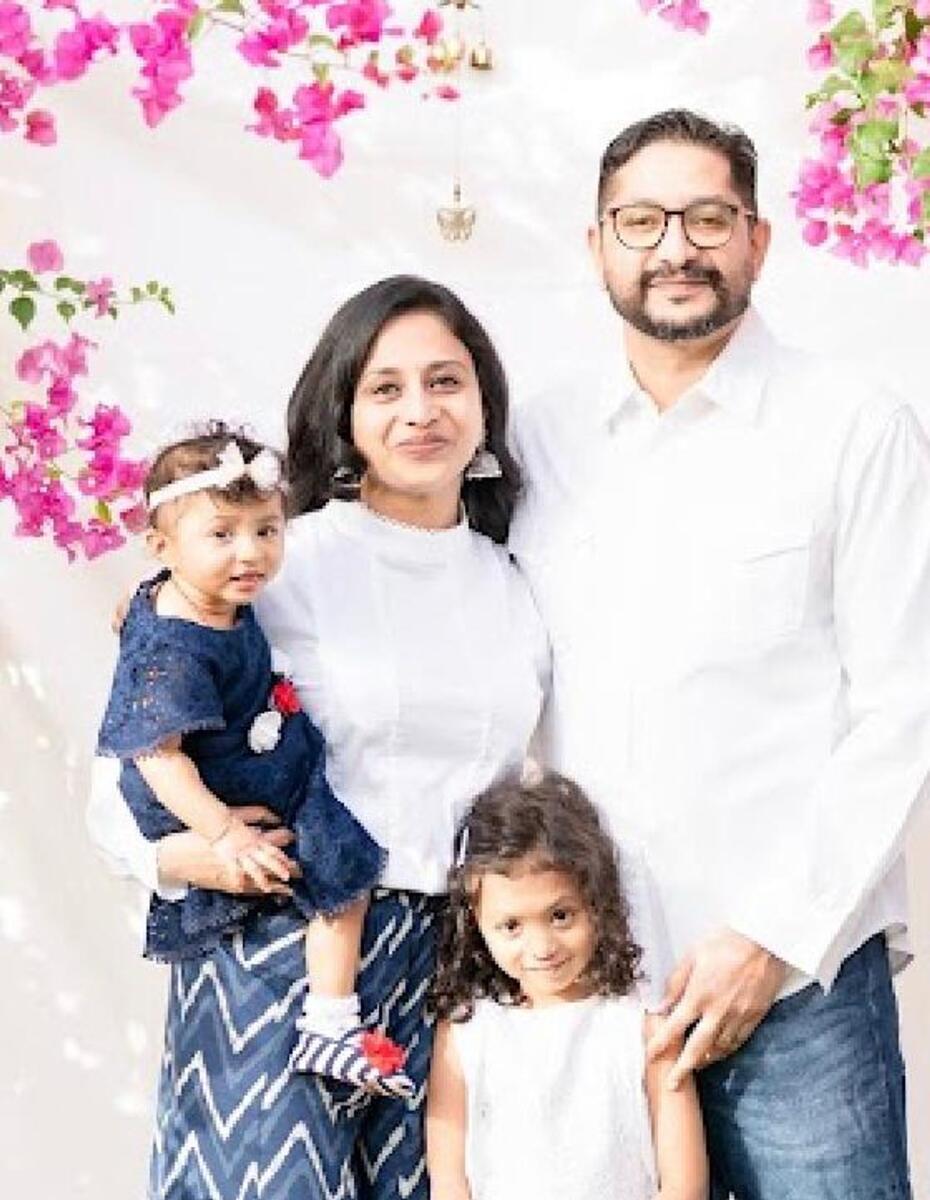 Bhavya Rao and family. Photo: Supplied