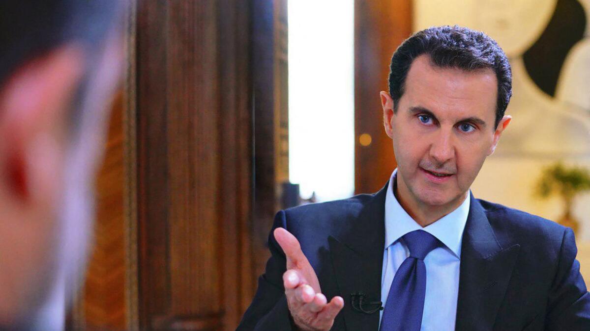 Syrian President Bashar Al Assad took power in 2000. AFP