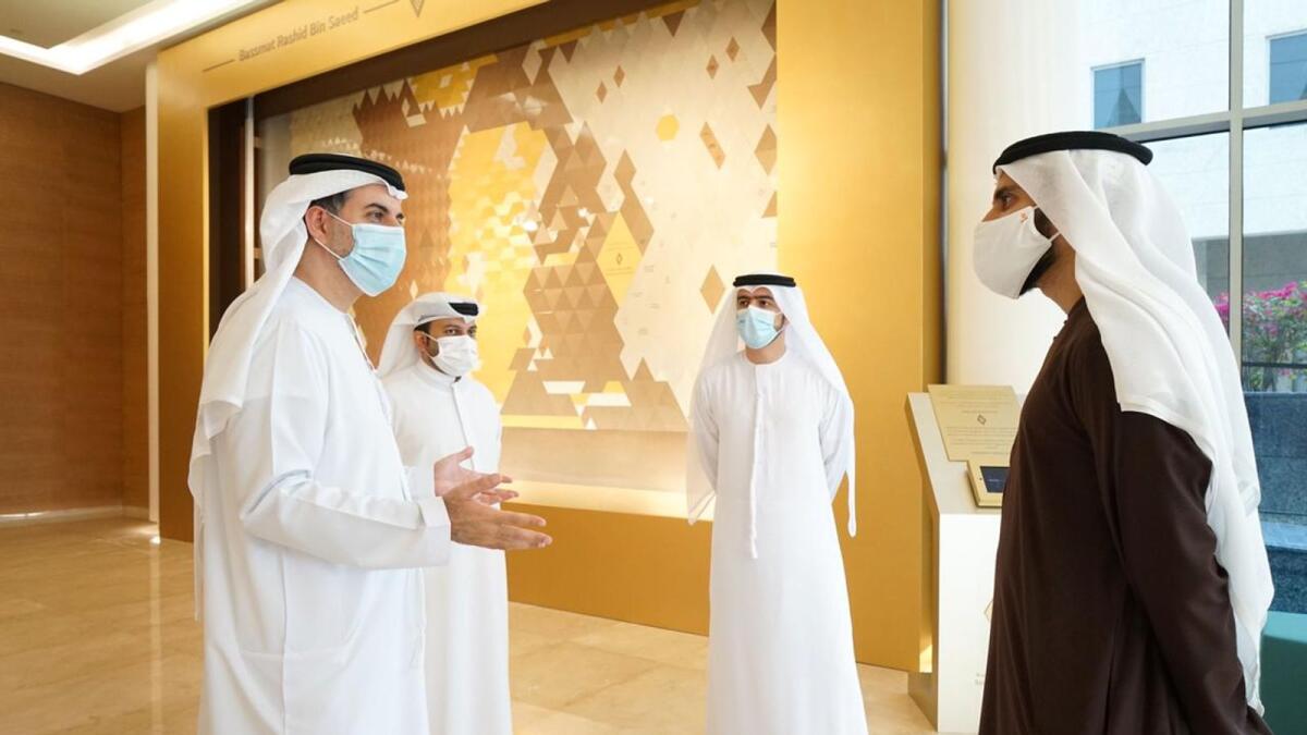 Top officials from Dubai Islamic Bank at Al Jalila Foundation.