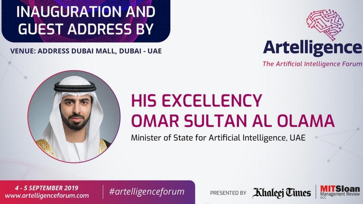 UAEs AI Minister to inaugurate Artelligence Forum in Dubai