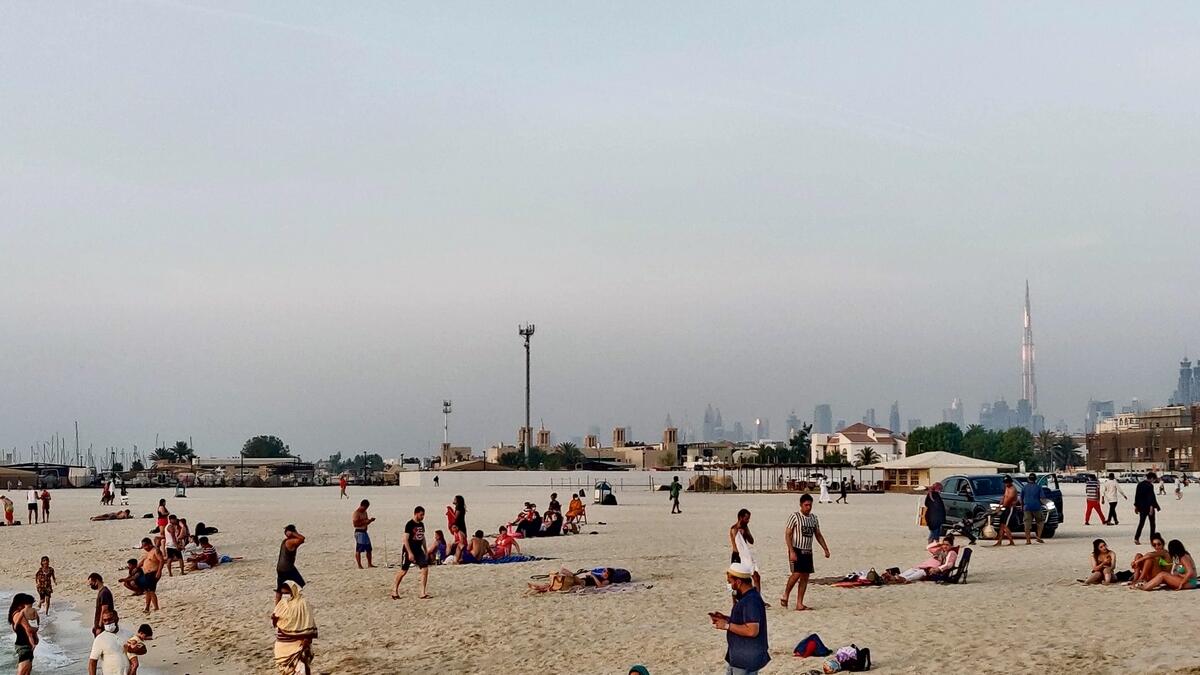 Families ventured out to malls, beaches and public parks on the first day of Eid Al Adha on Friday, following stringent precautionary measures against the spread of Covid-19.