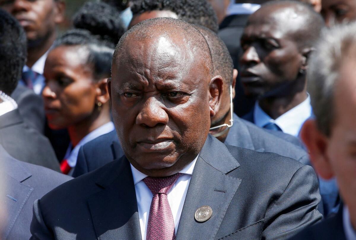 President of South Africa Cyril Ramaphosa attends the 37th Ordinary Session of the Assembly of the African Union in Addis Ababa, Ethiopia, on February 18, 2024. — Reuters file