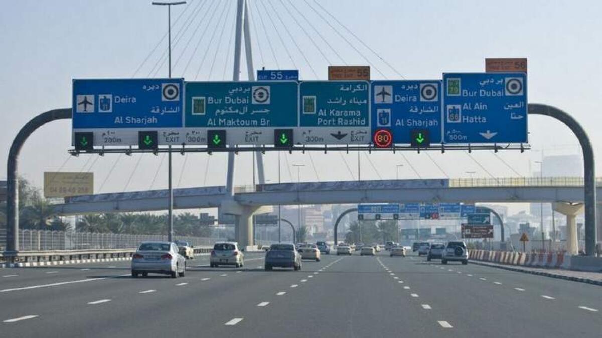 Two injured due to tailgating on Emirates Road 