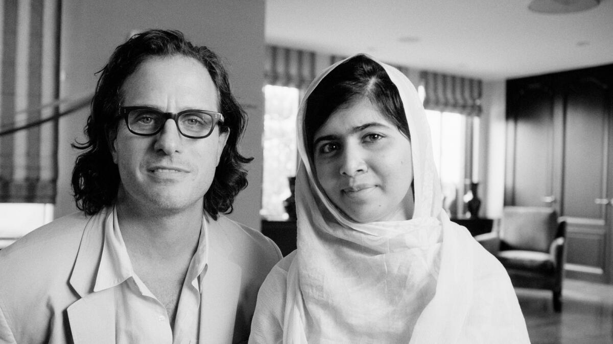 Davis Guggenheim and Malala Yousafzai