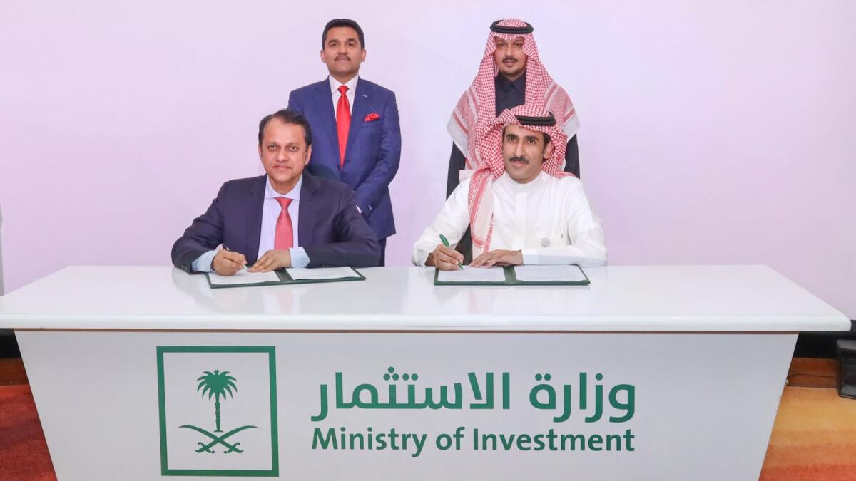 The MoU was signed at the Ministry of Investment of Saudi Arabia headquarters in Riyadh. — Supplied photo