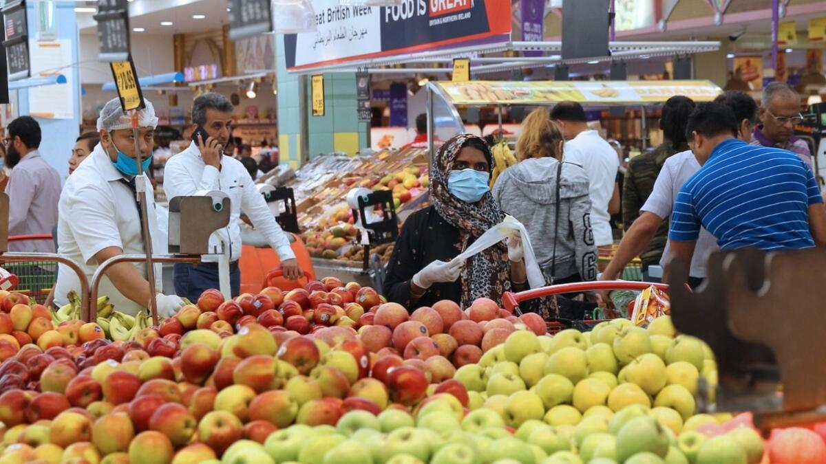 The UAE leadership ensures that food and other essentials will be available for residents at all times. And true to their word, supermarkets have stocked up fresh fruits, vegetables, and other items reiterating that there is no need for shoppers to hoard.
