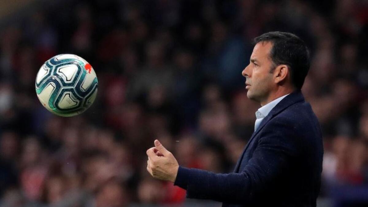 Former Villarreal player Calleja, 42, took over as coach in September 2017. (Reuters)