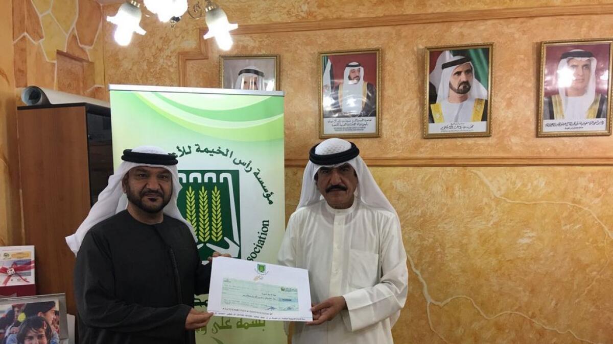 RAK charity contributes Dh122,000 for orphans