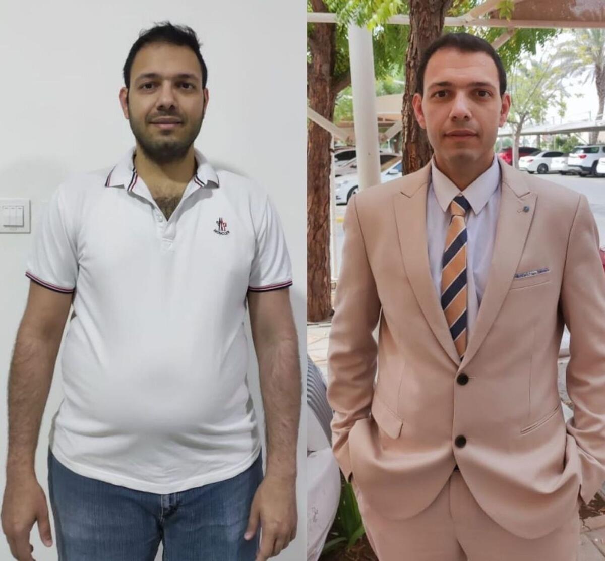 Dr Ferdaus Nalladaroo, the winner of the virtual category, lost about 27kg.