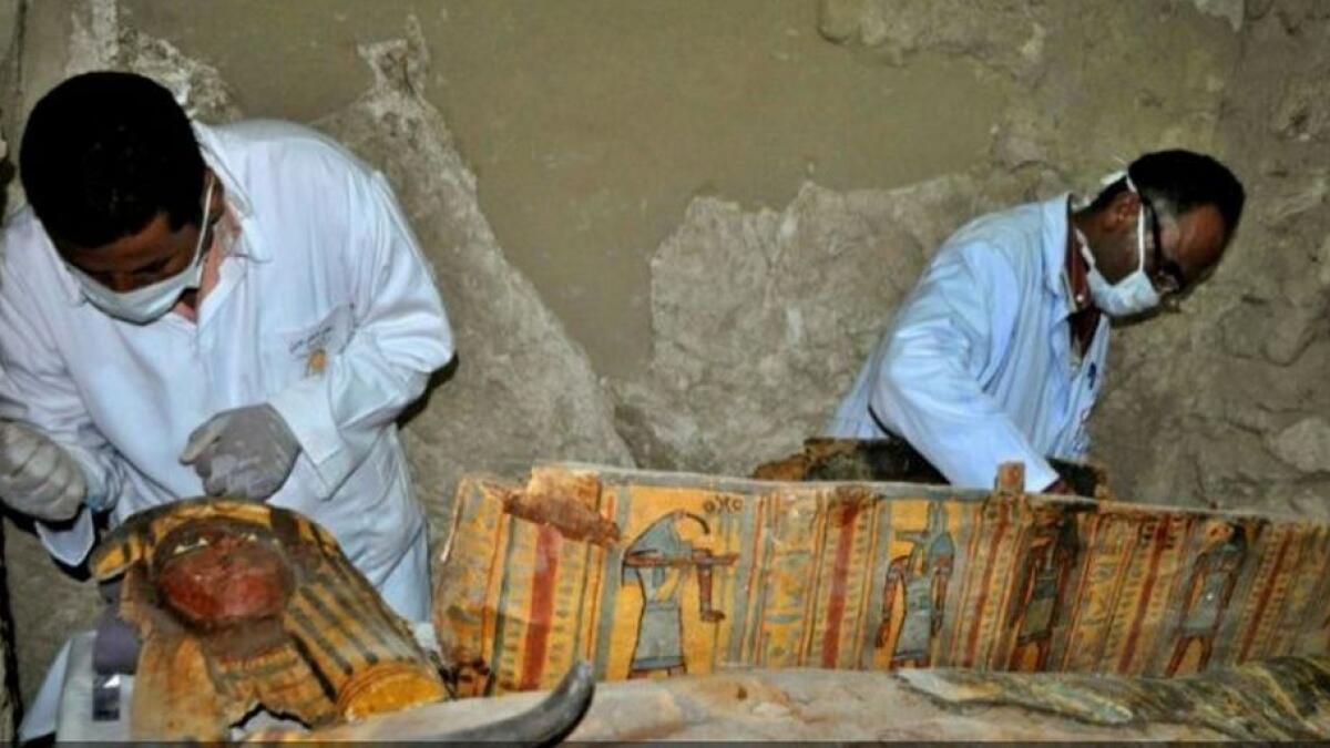  Mummies discovered in ancient tomb in Egypt