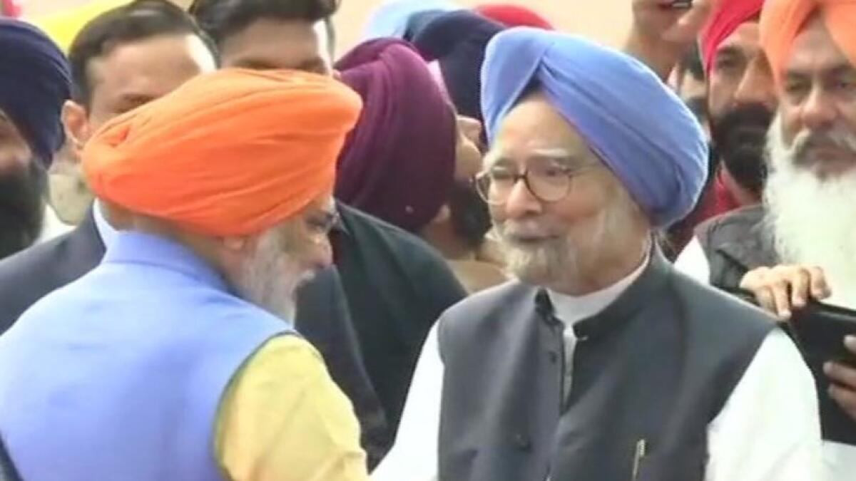 Indian politicians, arrive, Pakistan, Kartarpur Corridor, inauguration, Manmohan Singh, Capt Amrinder Singh
