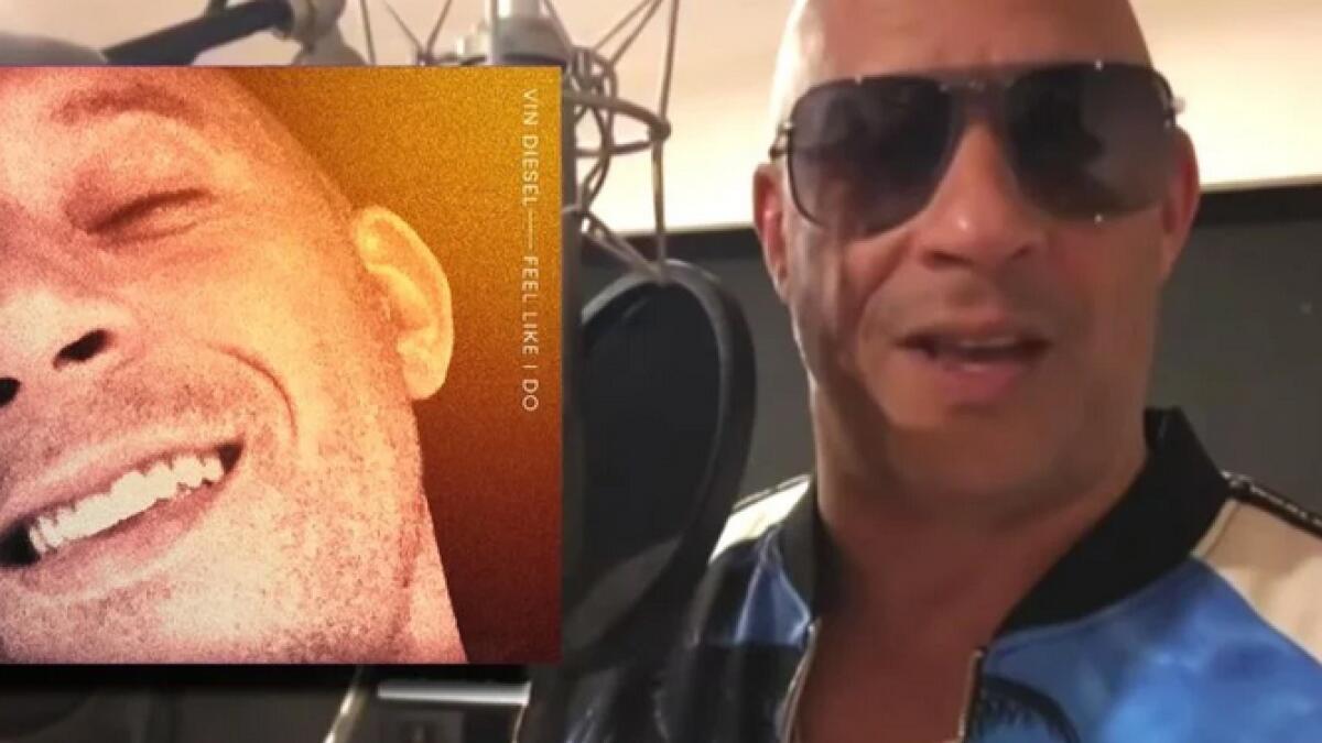 Vin Diesel, Feel Like I Do, single, music, Hollywood