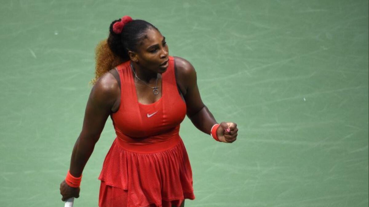 Williams, the tournament's third seed, dispatched unseeded Russian Margarita Gasparyan 6-2, 6-4 (US Open Twitter)