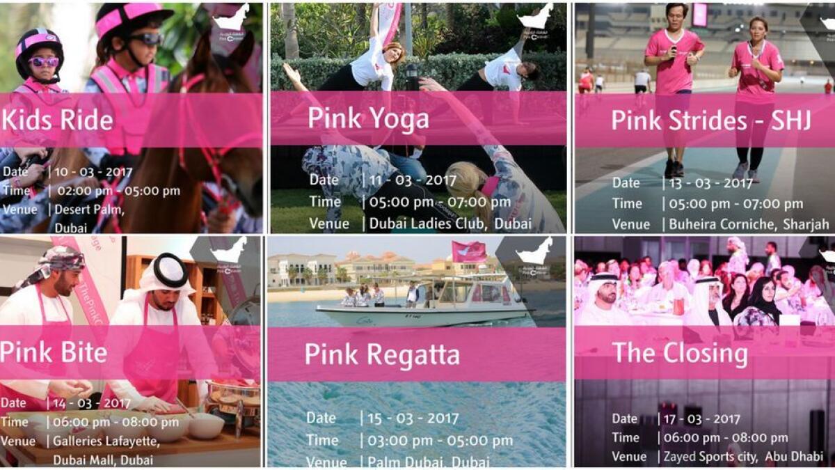 Seven pink-themed events planned for Pink Caravan Ride 2017