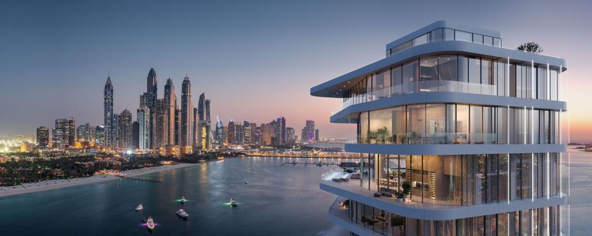 The penthouse sold was on the topmost floor of AVA at Palm Jumeirah, Dorchester Collection. — Supplied photo