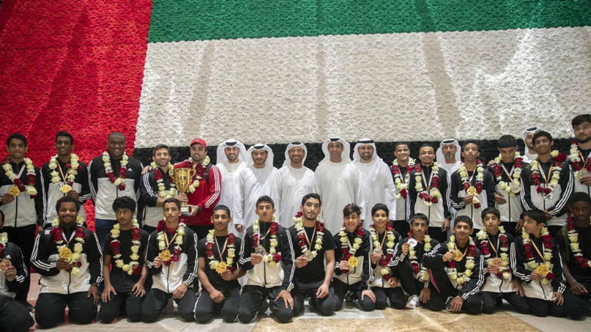 UAE Jiu-Jitsu Falcons receive heros welcome