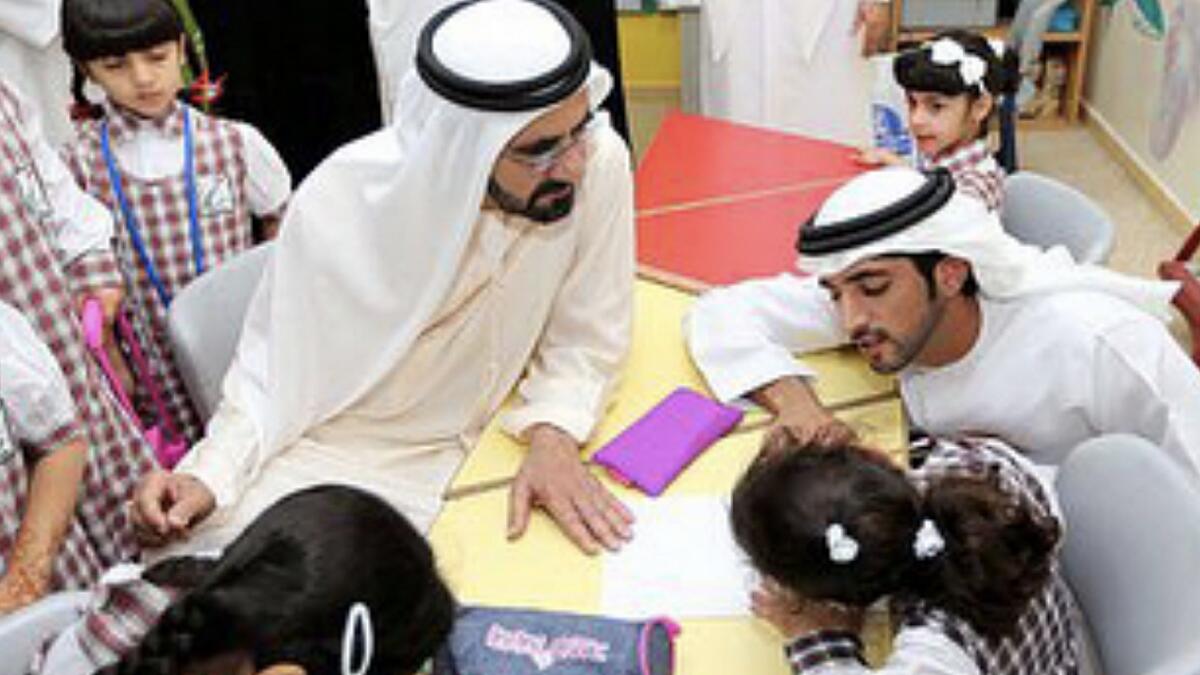 UAE leaders inspiring back to school messages for students