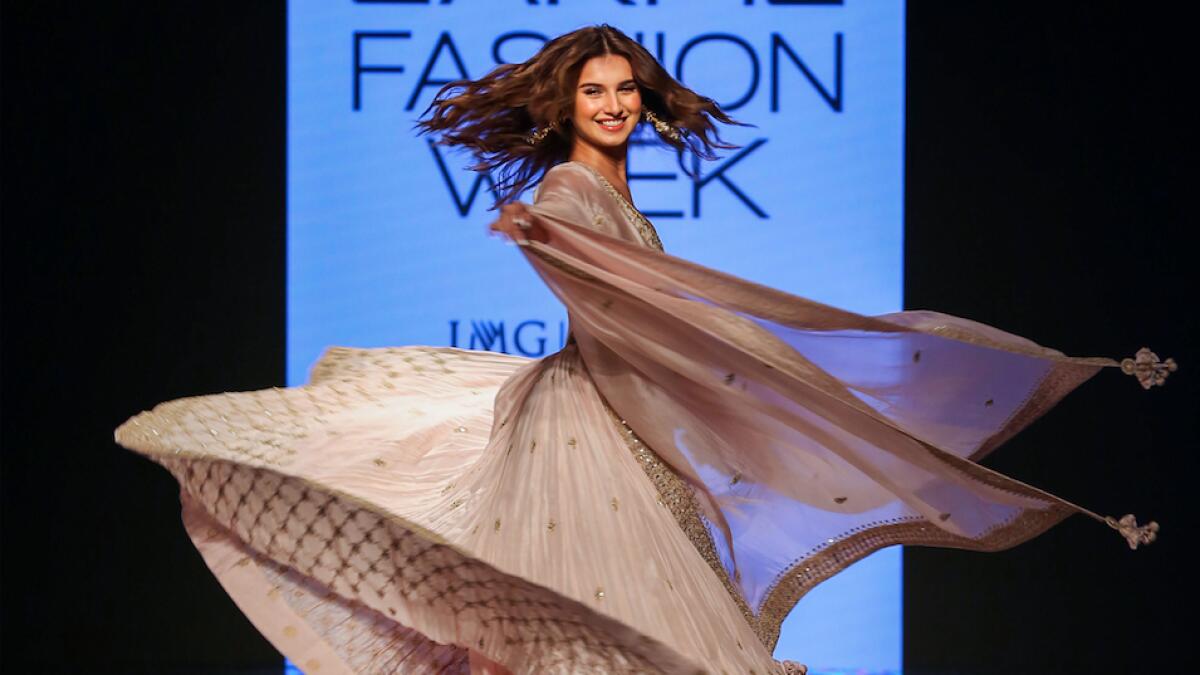 The Jawani Janeman star, Alaya F, made her debut on the runway as she walked for SVA by Sonam and Paras Modi