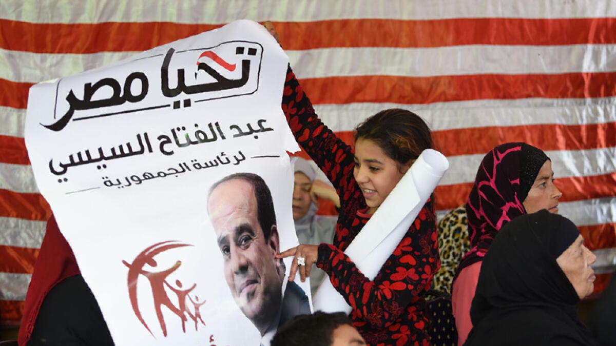 Sisi re-elected for second term with 92% of votes