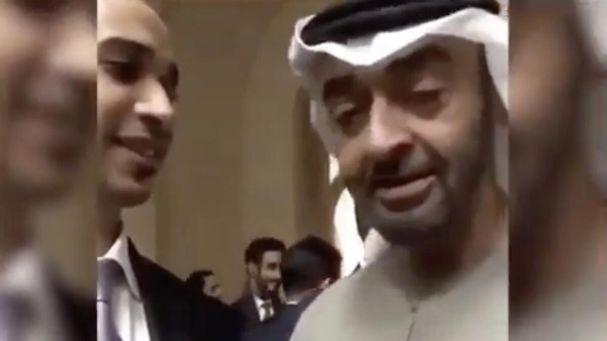 Video: Sheikh Mohameds message from Paris to father in UAE 