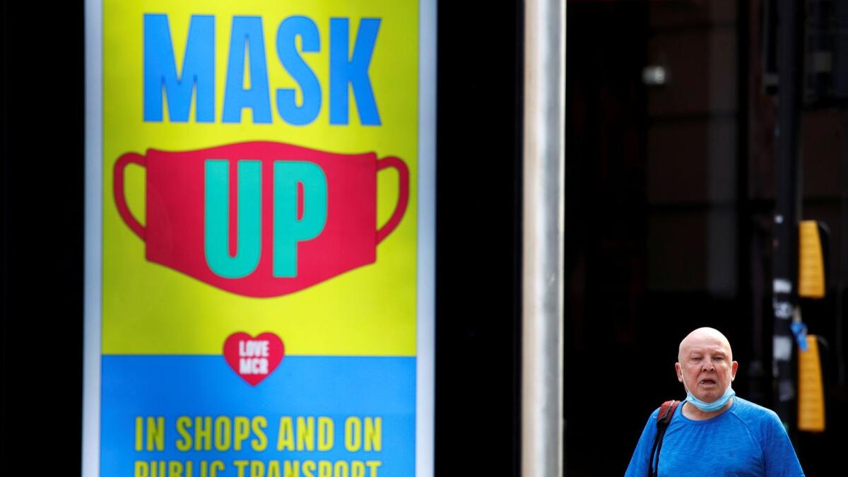 The World Health Organization says if mask use reaches 95% in Europe, lockdowns wouldn't be needed.