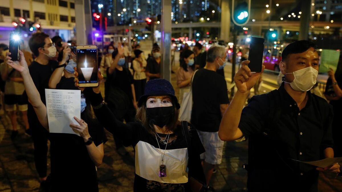 Hong Kong, global remembrance, China, deadly Tiananmen crackdown, candles, vigil, banned, coronavirus, Covid-19