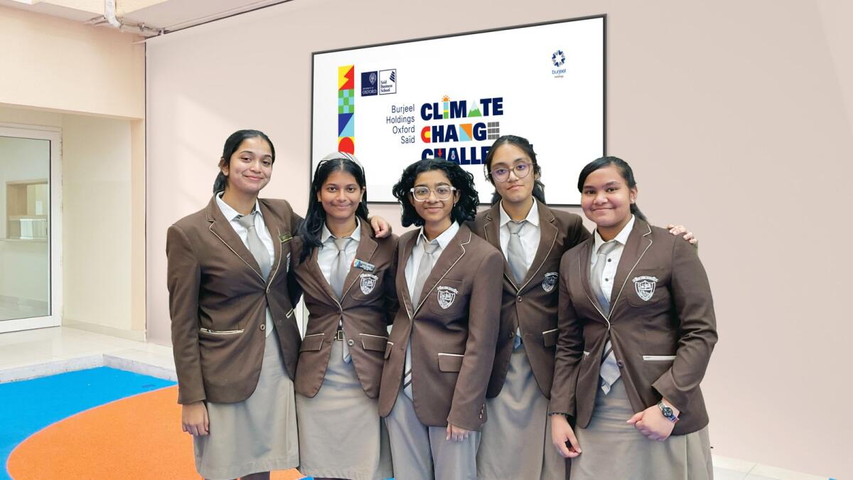 A student team from GEMS Our Own English High School, Dubai, among the top finalists in the prestigious global competition