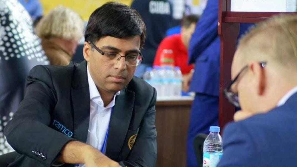 Anand will now face Netherlands' Anish Giri in the fourth round for his first win of the tournament