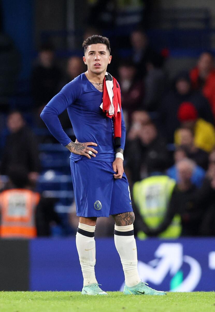 Chelsea's Enzo Fernandez. — Reuters