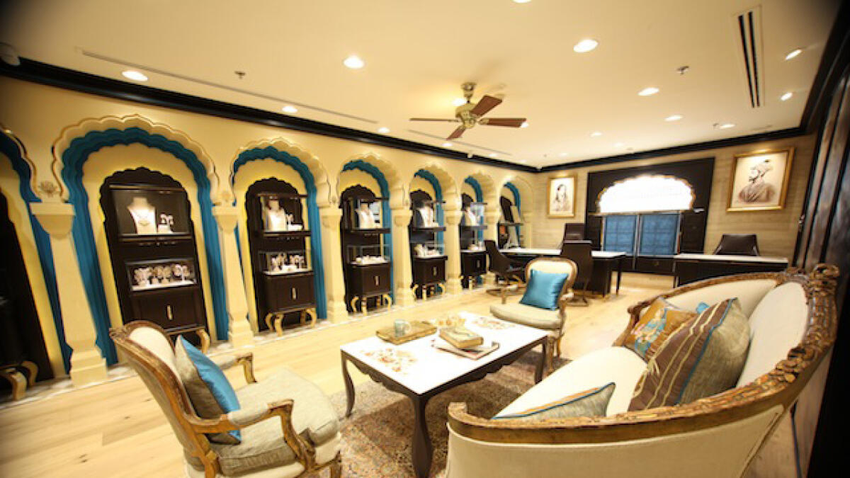 The Gehna boutique in Dubai showcases traditional Rajasthani and Mughal jewellery.
