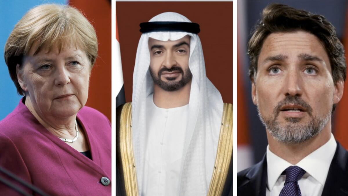 Sheikh Mohamed, Merkel, Canada, Germany