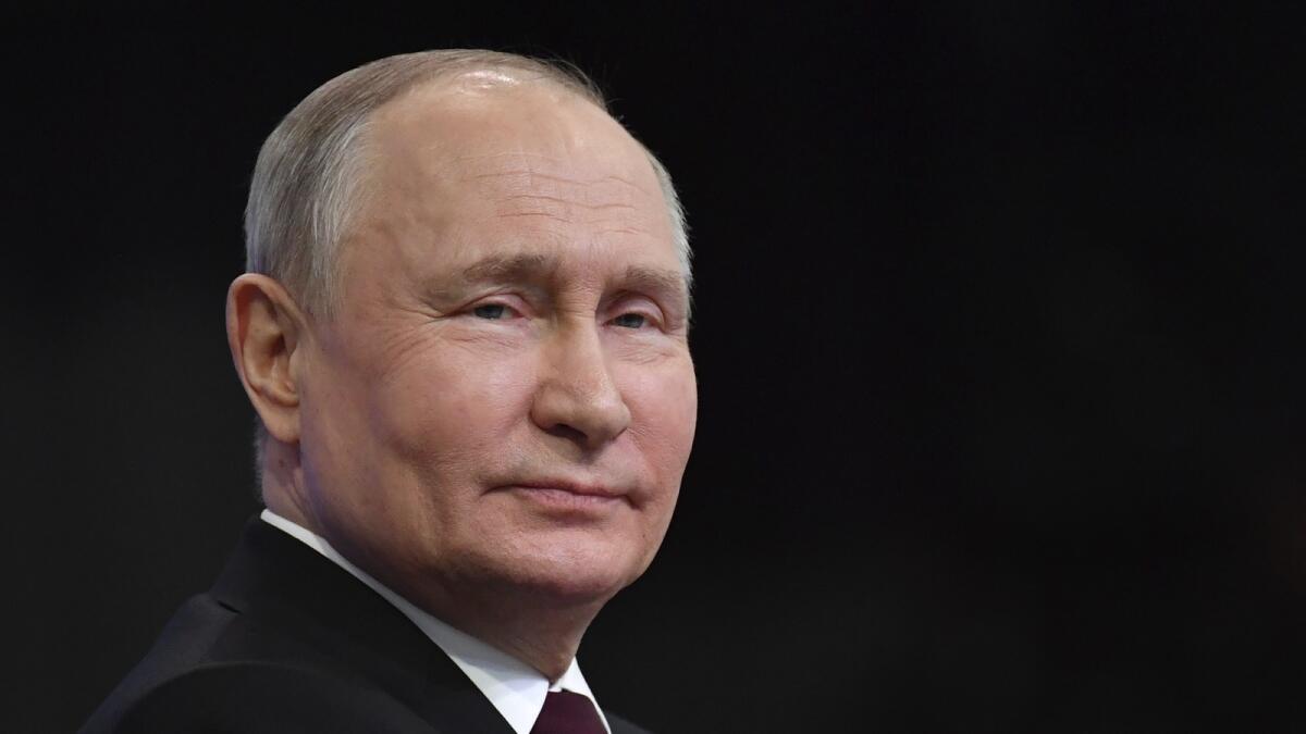 Vladimir Putin. — AP