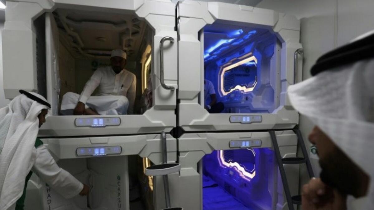 Saudi Arabia tests Japan-inspired nap pods for Haj