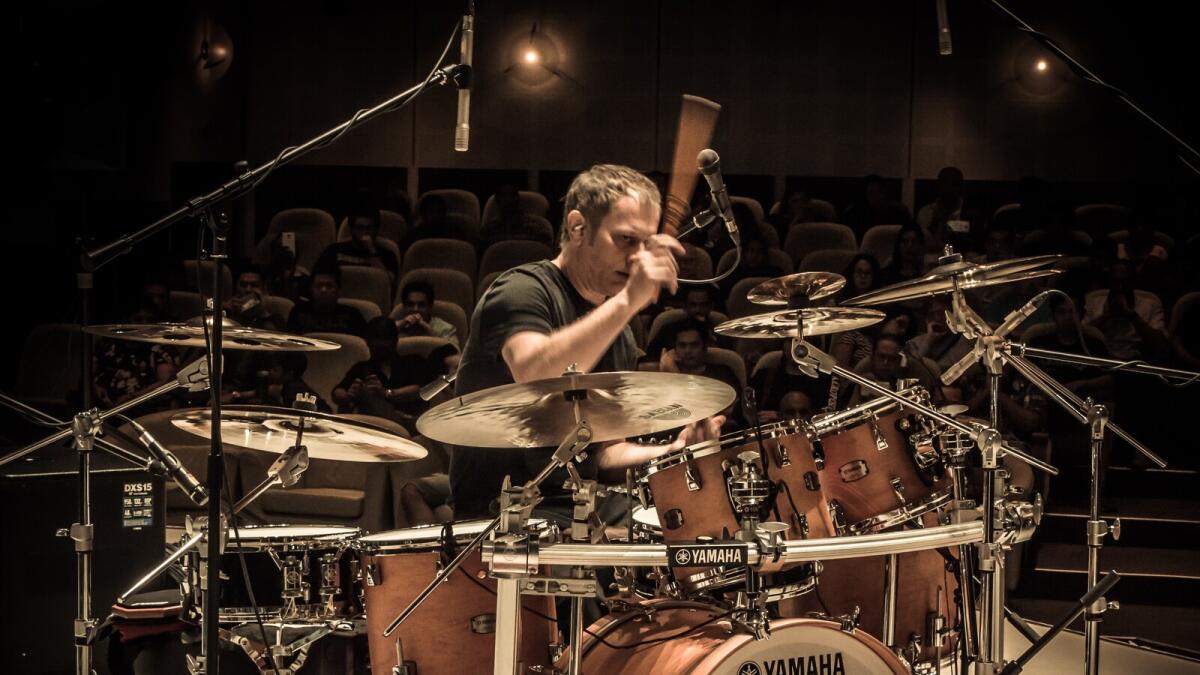 Jazz drumming legend Dave Weckl thrills Dubai