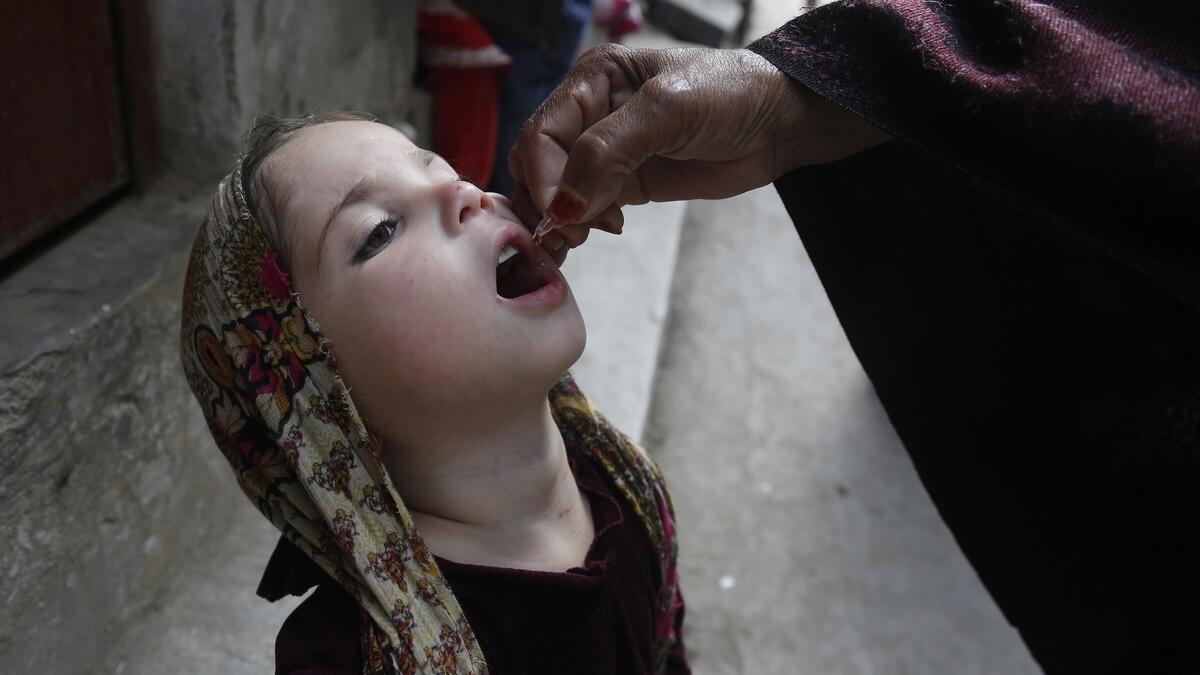 Pakistan, anti-polio campaign, children