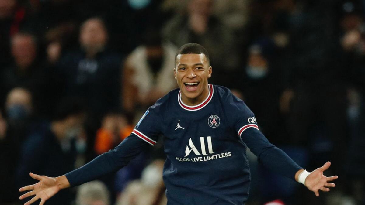 Paris Saint-Germain striker Kylian Mbappe. — Reuters