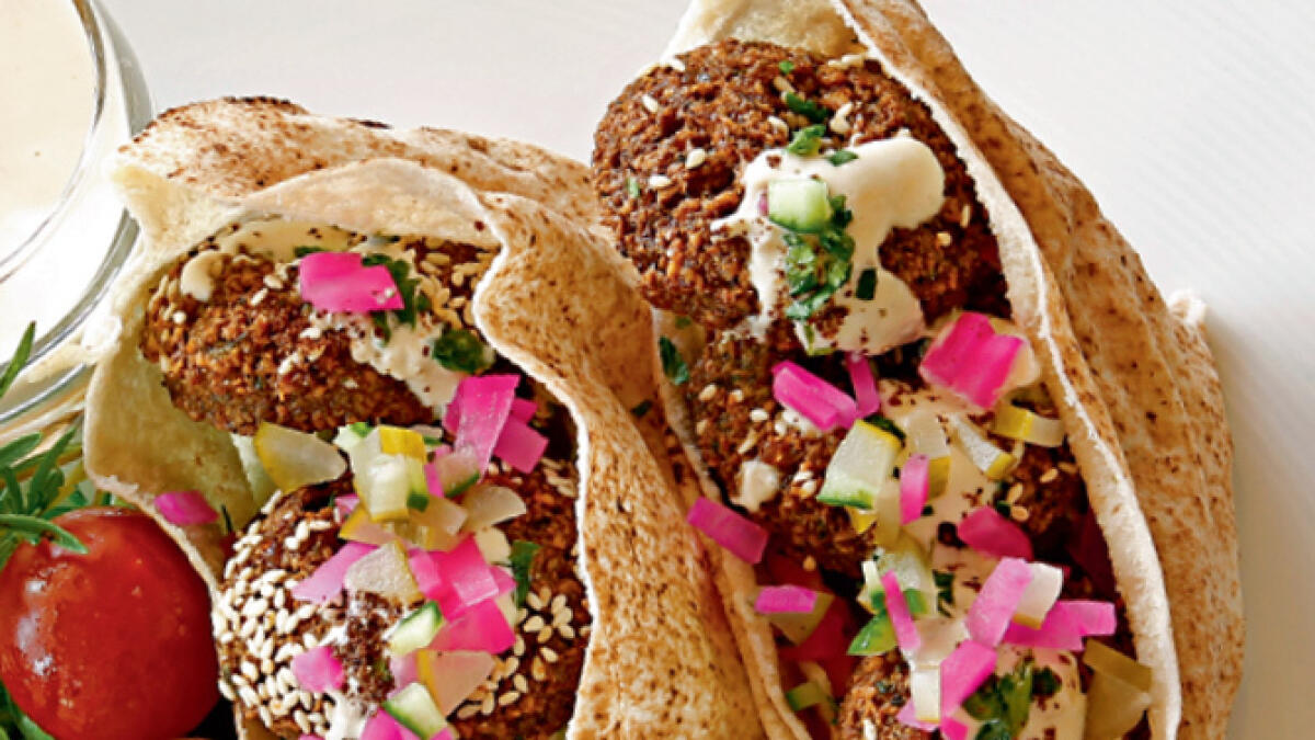 Ramadan Delights: Hummus Falafel - Perfect for veggies