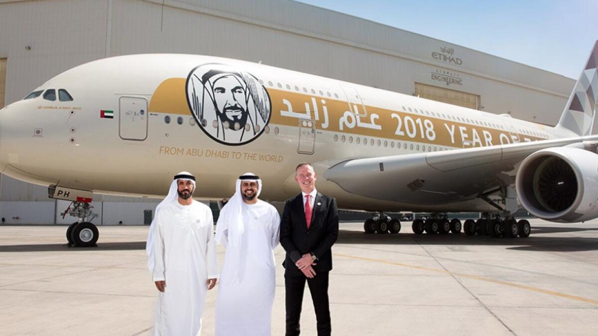 Video: Etihad Airways launches Year of Zayed A380 aircraft