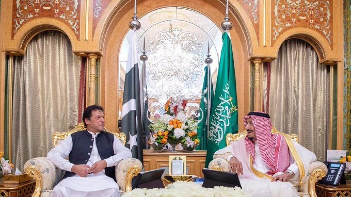 imran khan, saudi, saudi king salman, prime minister, king salman, pakistan, meeting