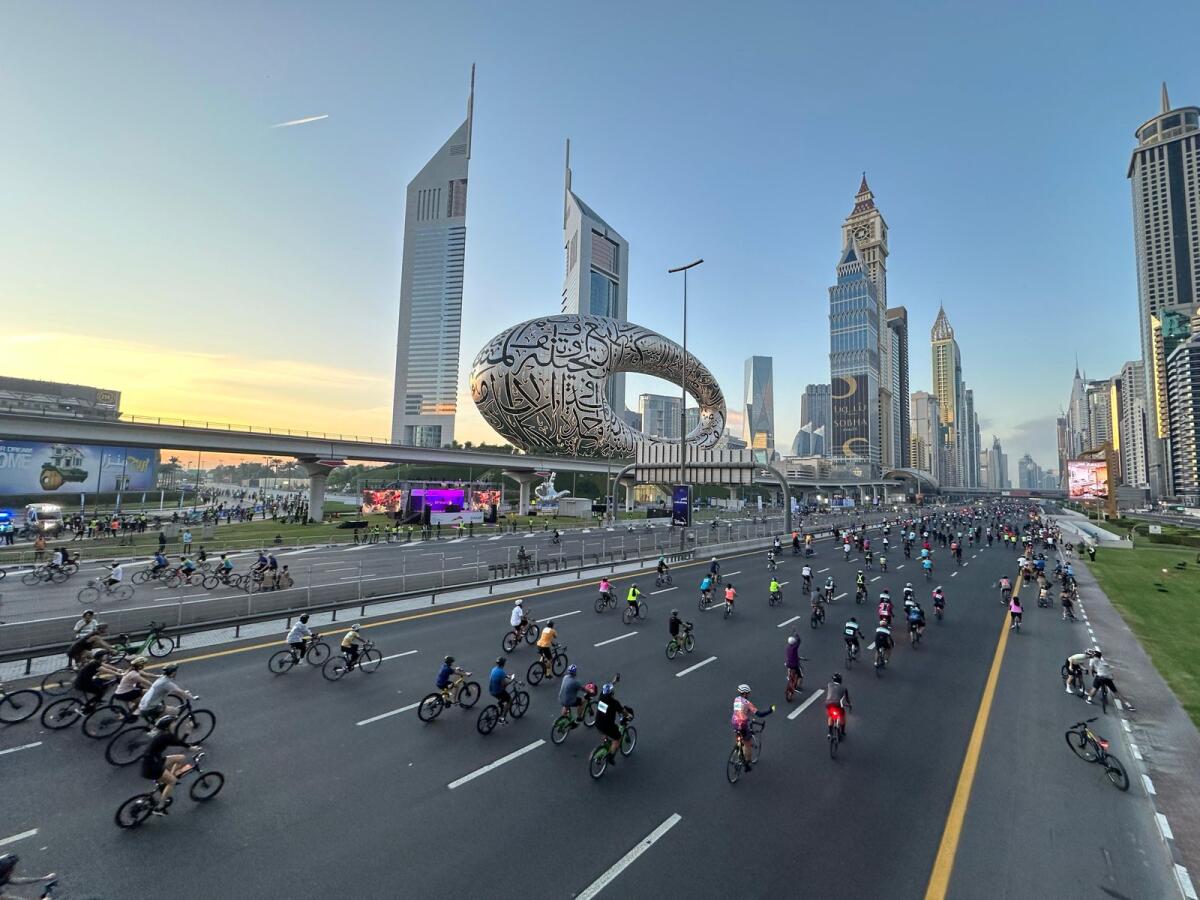 Dubai Ride 2023. Photo: Neeraj Murali/Khaleej Times