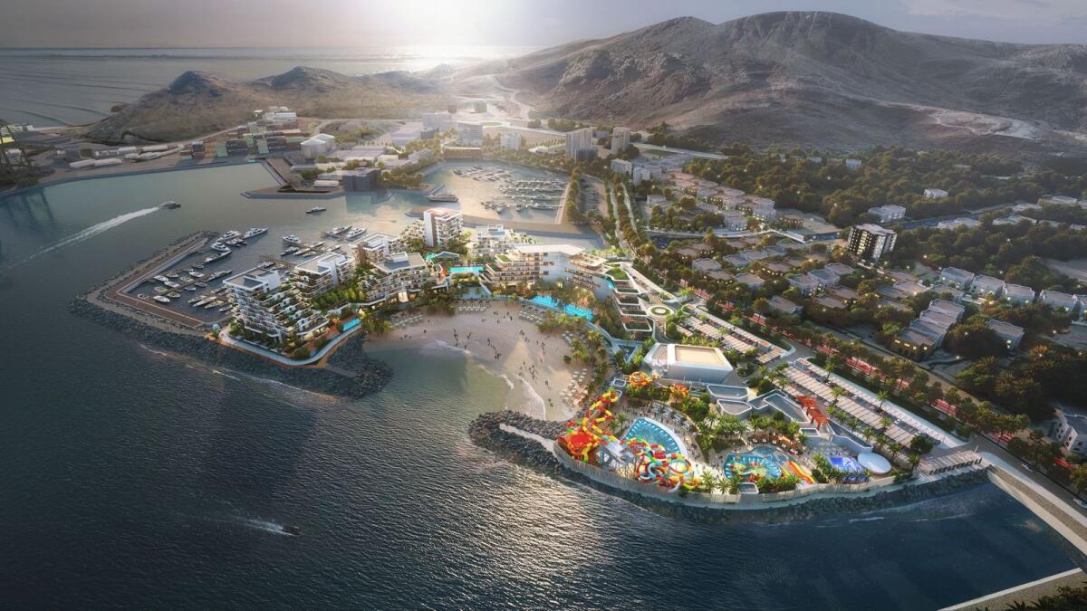 The project is located five minutes from Khorfakkan’s Amphitheatre and waterfalls and three minutes from the Al Rabi hiking trail. — Supplied photo