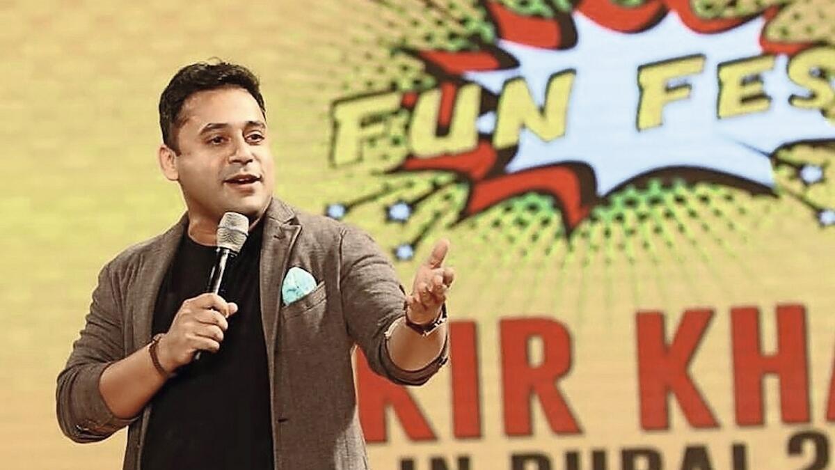 Pakistani comedian shakes bellies in Dubai
