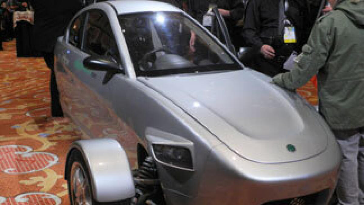Three-wheel $6,800 car gears for 2015 US launch