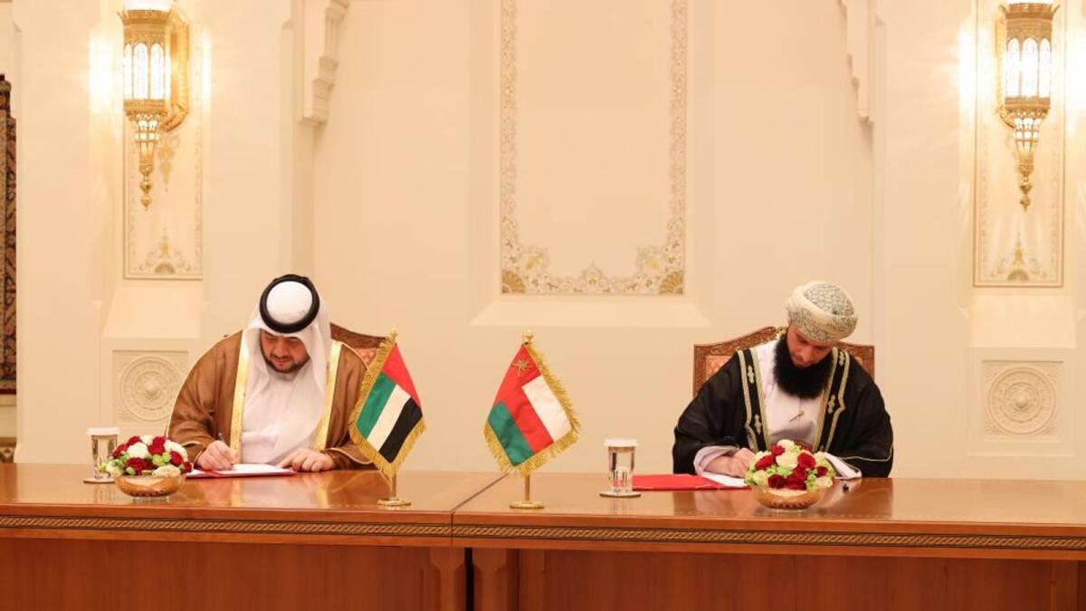 The parties also identified preliminary investments to be assessed further that are worth over Dh30 billion in new projects within Oman across target sectors, including hydrogen, solar and wind power generation, green aluminium, and steel, as well as water and electricity transmission lines. — Supplied photo