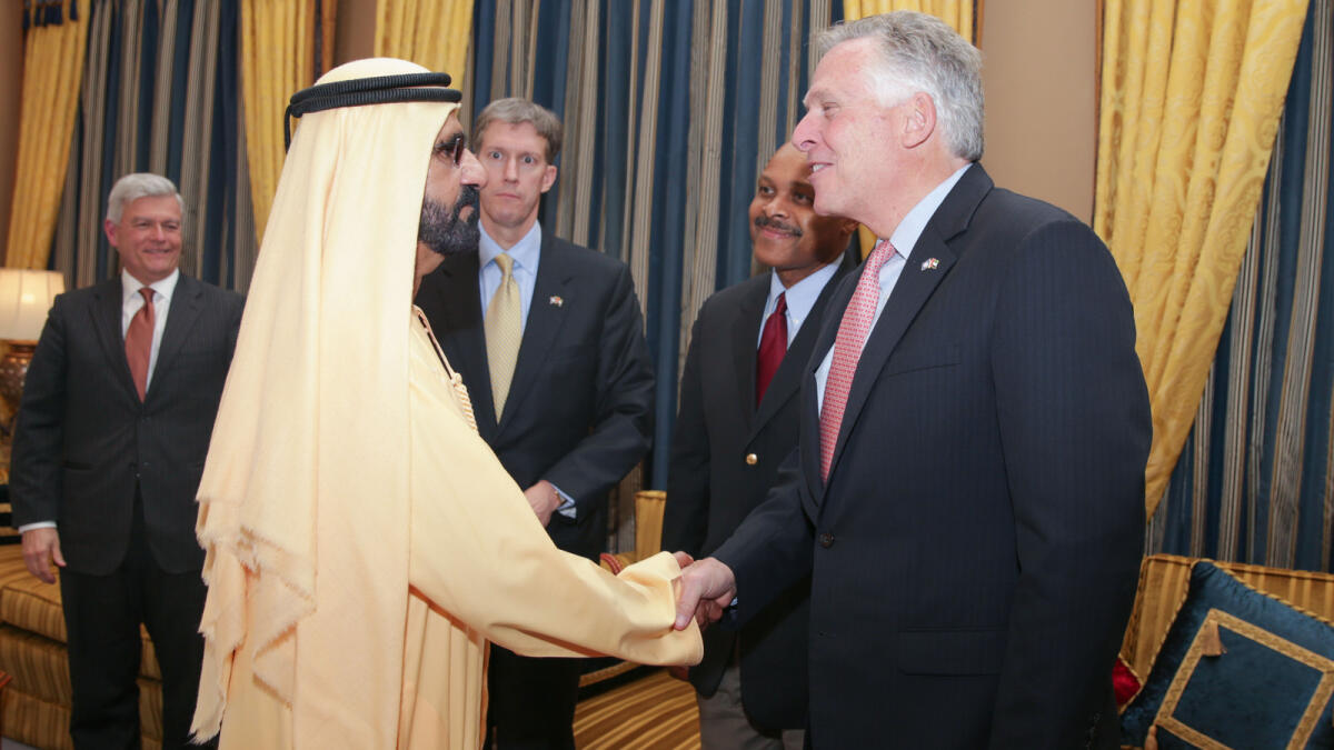 Mohammed, governor of Virginia discuss trade ties