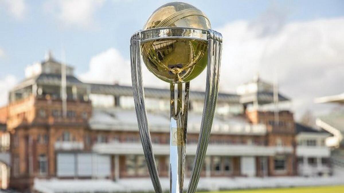 The glittering ICC Cricket World Cup Trophywhich is presented to the winners of the Cricket World Cup was created in 1999 and is the first permanent prize in the tournament's history. - ANI