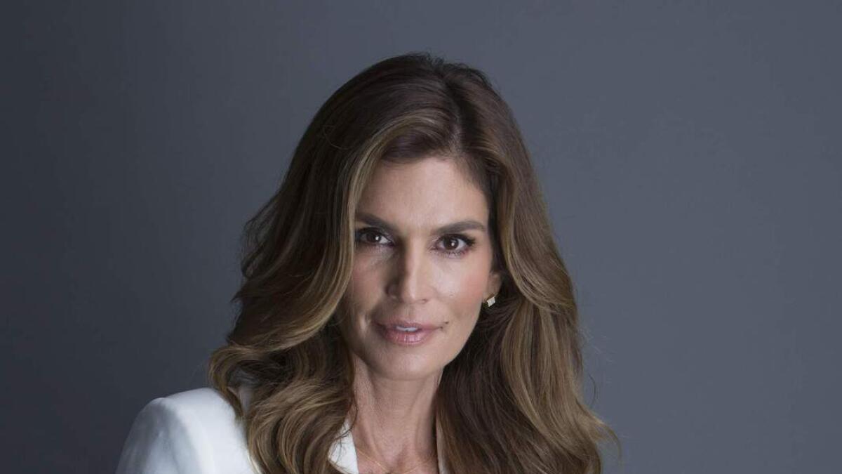 Cindy Crawford poses for a portrait on Wednesday, Sept. 30 in New York. (Photo by Amy Sussman/Invision/AP)