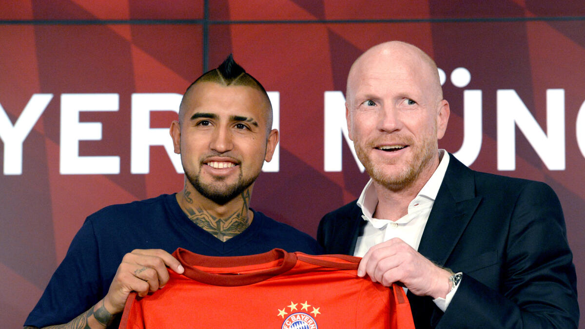 Chilean Vidal completes Bayern Munich move