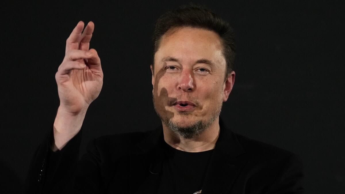 Elon Musk, owner of social media platform X. — AP