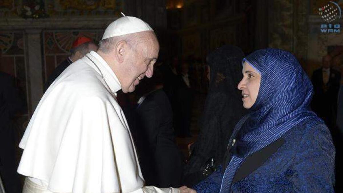 UAE envoy meets Pope